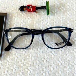 NEW Persol $314 Glasses Blue 49mm Frames Made in Italy!